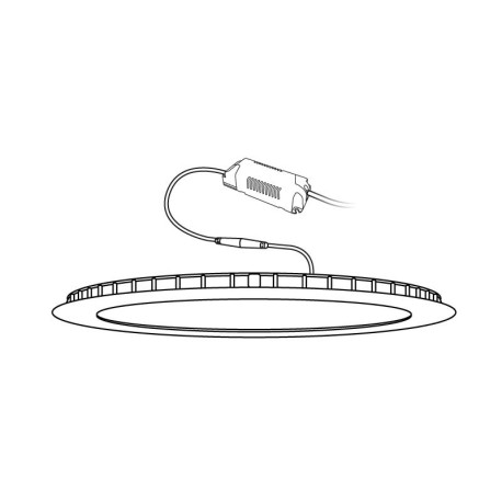 Downlight Slim empotrable redondo 24w I-TEC
