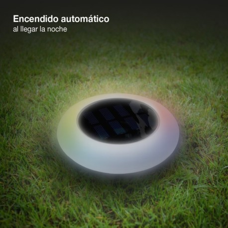 Pack 2 estacas solares LED Volobe RGB IP44 GSC