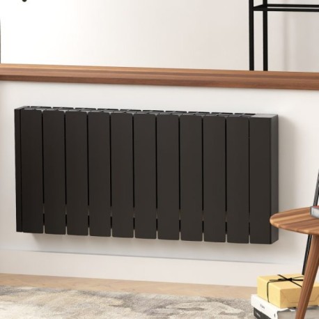 Radiador eléctrico wifi bajo consumo Belize Short negro 1250w Rointe