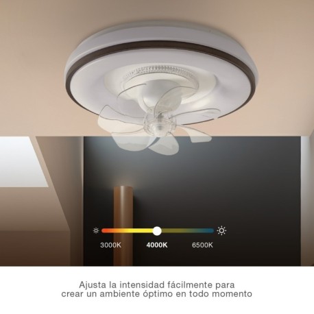 Ventilador techo rotativo Aversa CCT blanco GSC