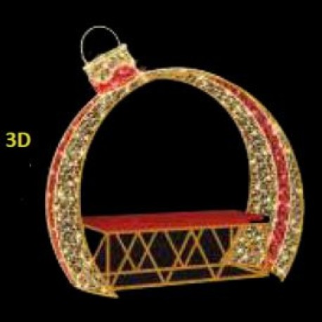 Motivo Photocall 3D bola con asiento 24V Vaelza