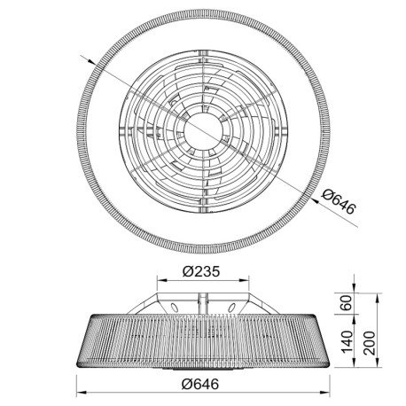 Ventilador de techo POLINESIA NAUTICA de Mantra