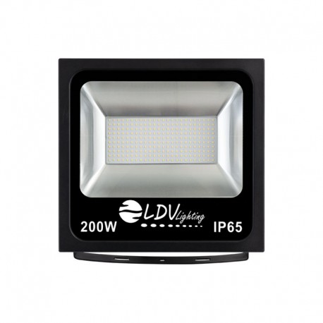 Poyector led 12-24v 120º IP65 negro LDVlighting
