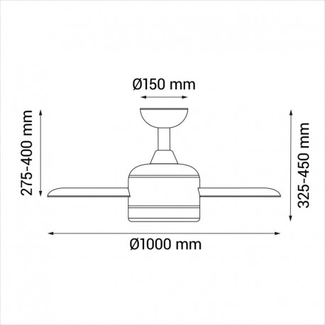 Ventilador de techo Gull Sulion