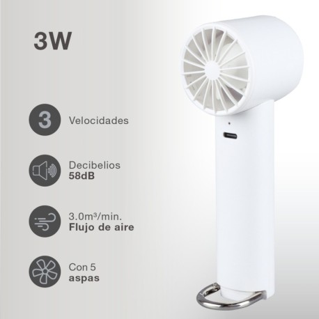 Mini ventilador de mano Luvo USB recargable GSC