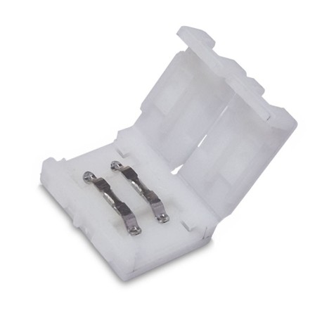 Conector simple monocolor 2 pin tiras led 10mm I-TEC