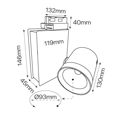 Foco proyector Track.05 I-TEC