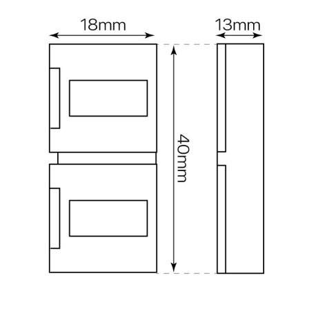 Conector intermedio tira led Lotus 230v I-TEC