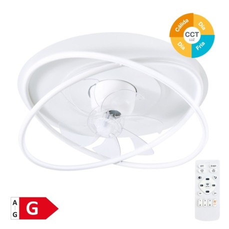 Ventilador techo rotativo Olmeto CCT blanco GSC