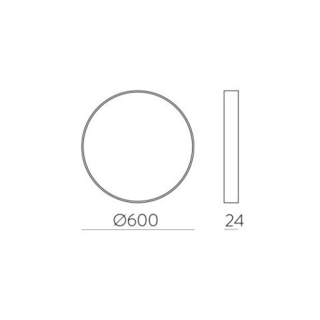 Plafón de techo Koe Led de ACB iluminación