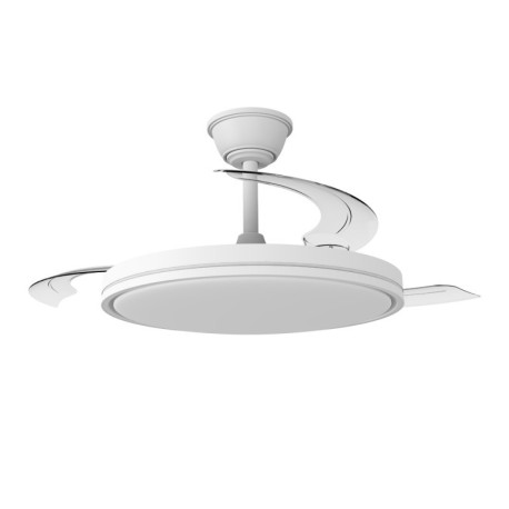 Ventilador de techo Land 60w CCT blanco CristalRecord