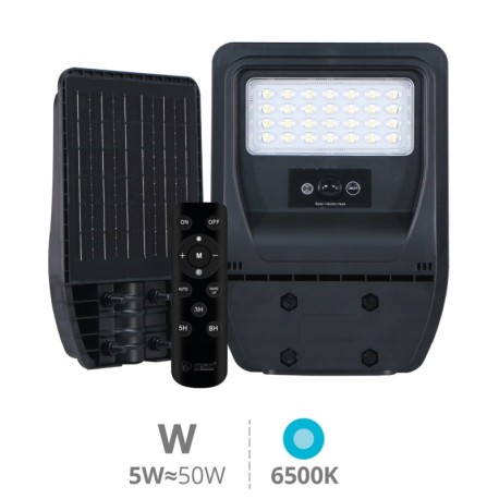 Farola solar LED Buat c/sensor movimiento y crepuscular IP65 GSC