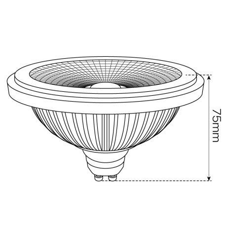 Bombilla AR111 15w GU10 24º I-TEC