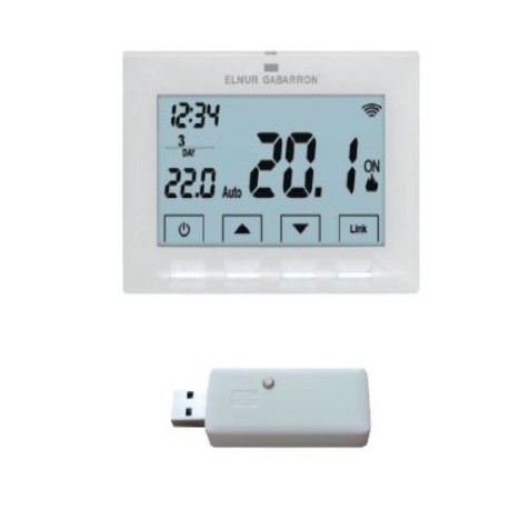 Cronotermostato de ambiente CTM21 wifi USB Gabarron