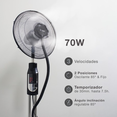 Ventilador vaporizador de pie Hukam 70w GSC