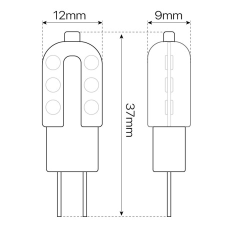 Bombilla LED G4 1.5W 12V 330º I-TEC