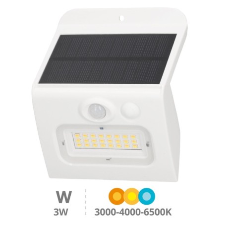 Aplique solar LED Egoda c/sensor de movimiento y crepuscular GSC