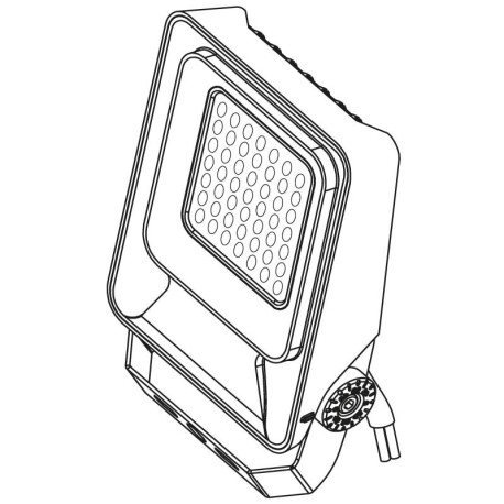 Proyector LED Mónaco 100w gris oscuro I-TEC