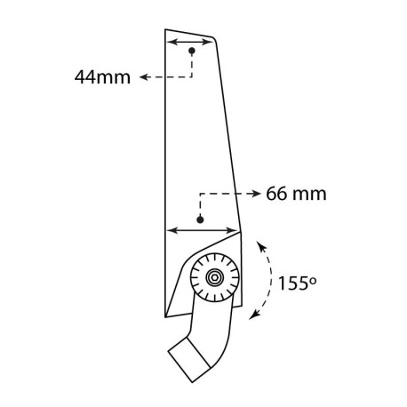 Proyector LED Mónaco 100w gris oscuro I-TEC