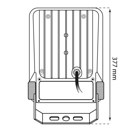 Proyector LED Mónaco 100w gris oscuro I-TEC