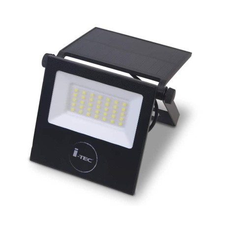 Proyector LED solar Logan negro I-TEC