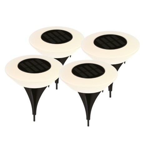 Pack 4 estacas Ivato solares LED 3000k IP44