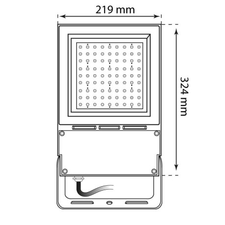 Proyecor LED Viper gris 50w I-TEC
