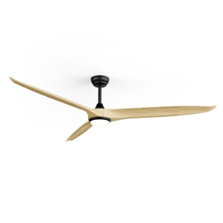 Ventilador de techo Nova XXL con luz negro Sulion