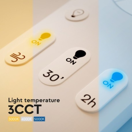 Ventilador de techo Nova XXL con luz negro Sulion