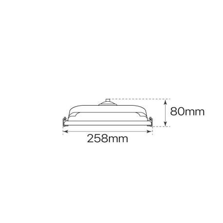 Luminaria vial Cheap 100w gris plata IP65 I-TEC