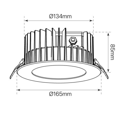 Downlight empotrable SPA 20w I-TEC