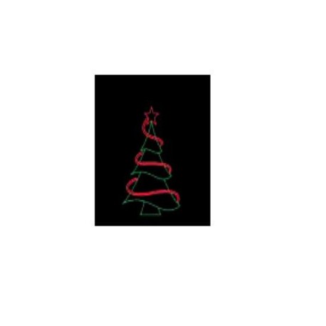 Motivo led arbol estrella Vaelza