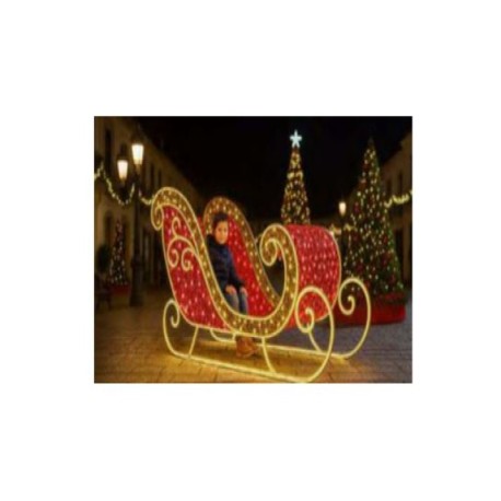 Motivo Photocall Trineo con asiento 3D 24V Vaelza