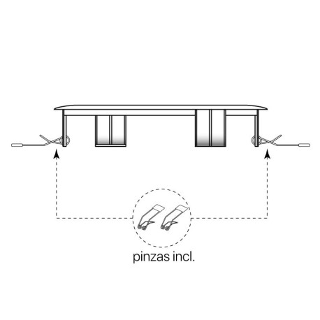 Accesorio emergencia IGNI empotrar techo I-TEC