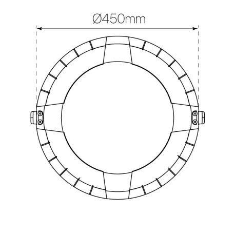 Farola LED Divo residencial 60w On-Off I-TEC