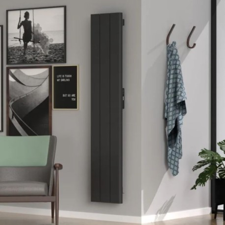 Radiador eléctrico vertical Palaos wifi 1500w negro Rointe