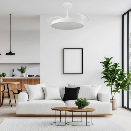 Ventilador de techo Coal blanco CCT Mimotec