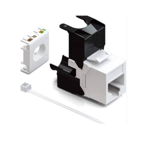 Modulo H RJ45 Cat. 6A UTP 180º 500 Mhz 10 Gbit toolees blanco Sunpro