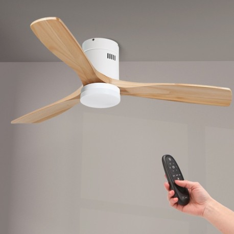 Ventilador de techo Energy MDF blanco/ madera Mimotec