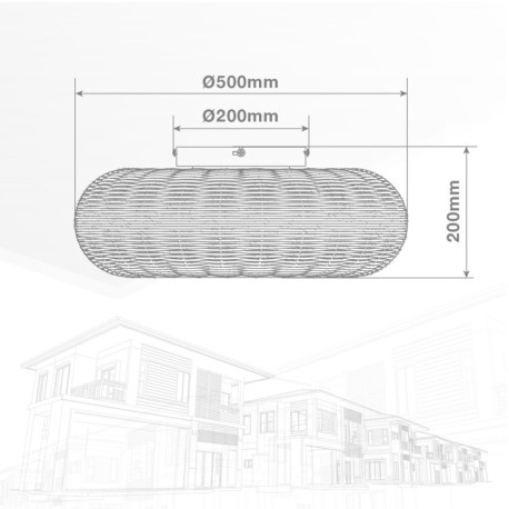 Ventilador techo Matera 4xE27 GSC