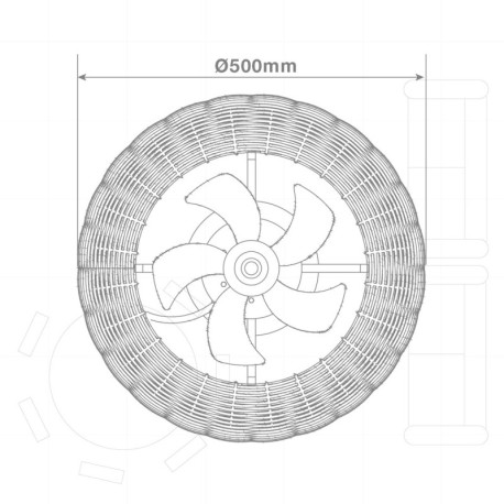 Ventilador techo Matera 4xE27 GSC