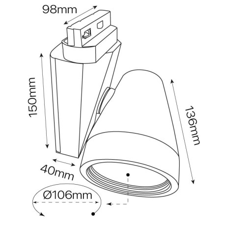 Foco proyector LED Track.06 I-TEC