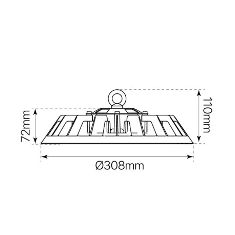 Campana LED Balak 150w I-TEC