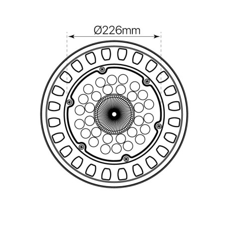 Campana LED Balak 150w I-TEC