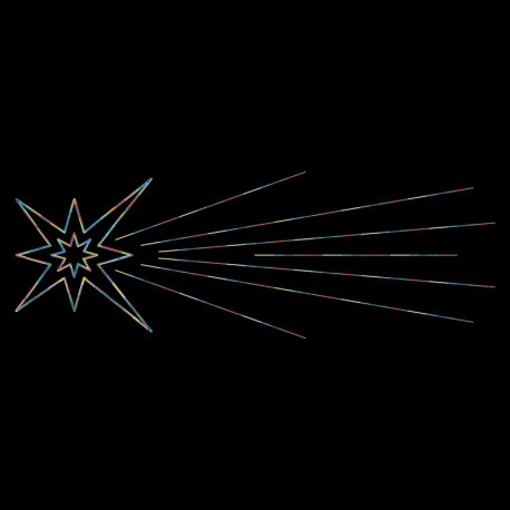 Motivo Star Comet 700 cm Prilux