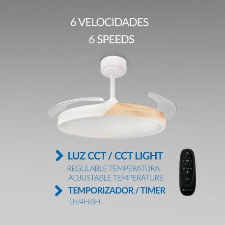 Ventilador de techo Coal Nature CCT Mimotec