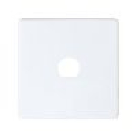 Placa 1 conector BNC o TNC blanco Simon 27 Play