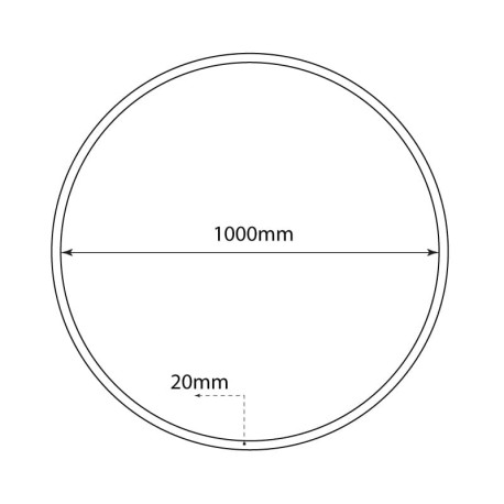 Lámpara de techo Ring 85w I-TEC