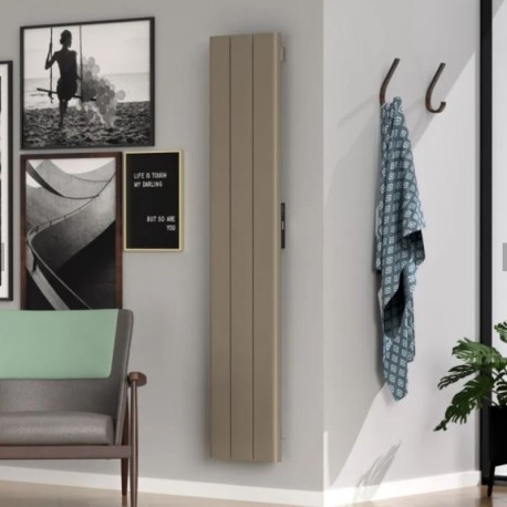 Radiador eléctrico vertical Palaos wifi 1500w pearl beige Rointe