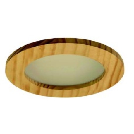 Downlight empotrable redondo Ipsum madera 23w 2300 lm Aimur